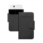 Чехол-подставка для смартфонов Wallet Fold L 5.5''-6.5'' Deppa  (серый)