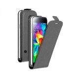 Чехол Flip Cover и защитная пленка для Samsung Galaxy S5 mini Deppa  (фиолетовый, магнит)