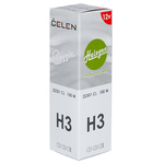 Автолампа H3 22301 CL  CELEN  (12V 100W CELEN Halogen Classic (прозрачная) + 30% яркости, шт)