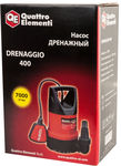 Дренажный насос QUATTRO ELEMENTI Drenaggio  400 (400 Вт, 7000 л/ч, для чистой,  7.5 м, 4,6кг)