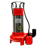 Дренажный насос QUATTRO ELEMENTI Sewage 1100F Ci-Cut (1100 Вт, 14000 л/ч, грязевой, 7 м, 21 кг, чугун, с НОЖОМ)