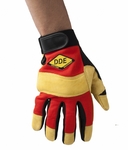 Перчатки DDE vibro-PROTECT  кожа /спандекс,  размер  L