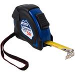 Рулетка КОБАЛЬТ Комфорт 5м x 19мм обрезиненный корпус(автостоп, магн. крючок, матов. покрытие, толщ. 0,13 мм)