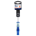 Отвёртка КОБАЛЬТ Ultra Grip SL 2,5 х 75 ммCR-V, двухкомпонентная рукоятка (1 шт.) подвес