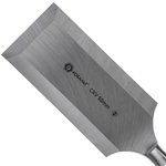 Стамеска плоская КОБАЛЬТ 50 х 140 мм, CR-V, двухкомпонентная рукоятка (1 шт.) блистер (1 шт., блистер)