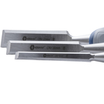 Набор стамесок КОБАЛЬТ плоских: 8, 16, 22 х 140 мм,CR-V, двухкомпонентная рукоятка (3 шт.) блистер (3 шт., блистер)