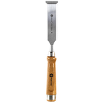 Стамеска плоская КОБАЛЬТ 32 х 140 мм, CR-V, деревянная рукоятка (1 шт.)  подвес (1 шт., подвес)