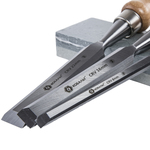 Набор стамесок КОБАЛЬТ плоских: 8, 16, 22 х 140 мм,CR-V, деревянная рукоятка, точильн. камень (3 шт.) кейс (3 шт., кейс)