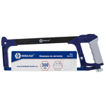 Ножовка по металлу КОБАЛЬТ 300 мм алюминиевая рукоятка, металлическая рамка с упором