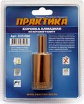 Коронка алмазная ПРАКТИКА "Эксперт" по керамограниту 30мм (1шт) блистер