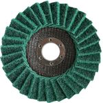 Круг лепестковый полировальный ПРАКТИКА 125 х 22 мм,  мягкий, войлочный, абразивный