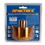 Коронка алмазная для МШУ ПРАКТИКА "Эксперт" 82 мм (1шт) блистер ("Эксперт", 82мм, блистер)