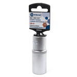 Головка торцевая глубокая КОБАЛЬТ 1/2", 22 мм, Cr-V(1 шт.) подвес