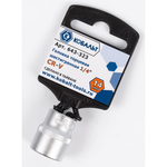 Головка торцевая КОБАЛЬТ 1/4", 14 мм, Cr-V(1 шт.) подвес