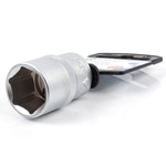Головка торцевая КОБАЛЬТ 1/2", 19 мм, Cr-V(1 шт.) подвес