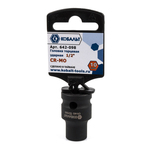 Головка торцевая ударная КОБАЛЬТ 1/2", 10 мм, Cr-Mo(1 шт.) подвес