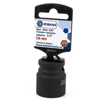 Головка торцевая ударная КОБАЛЬТ 1/2", 24 мм, Cr-Mo (1 шт.) подвес(1 шт.) подвес