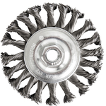 Кордщетка для МШУ радиальная витая ПРАКТИКА 115 мм М14 