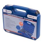 Набор метчиков и плашек КОБАЛЬТ (40 предметов) кейс