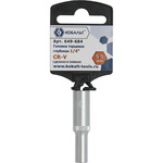 Головка торцевая глубокая КОБАЛЬТ 1/4", 5.5 мм, Cr-V(1 шт.) подвес (1 шт., подвес)