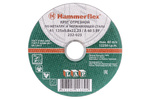 125 x 0.8 x 22,23 A 60 S BF Круг отрезной Hammer Flex 232-025  по металлу и нержавеющей стали ПРАКТИКА 