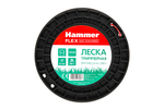 Леска триммерная Hammer Flex 216-603 2.4мм*200м  круглая,  БУХТА ПРАКТИКА 