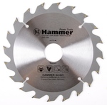 Диск пильный Hammer Flex 205-106 CSB WD  165мм*20*30/20мм по дереву ПРАКТИКА 