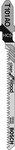 Пилка для лобзика BOSCH T101AO (3) (2.608.630.559)  дерево\ДСП, по кривой, 83мм, шаг 1.4, HCS, 3шт