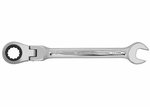 Ключ MATRIX 14866  комбинированный трещоточный 14мм crv шарнирный зерк.хром