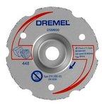 Круг отрезной DREMEL DSM600  77x11.5мм, тердосплавный, по дереву, 1шт., для Saw Max (DSM20)
