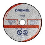 Круг отрезной DREMEL DSM520  77x11.5мм, армированный, по камню, 2шт., для Saw Max (DSM20)