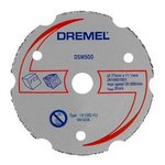 Круг отрезной DREMEL DSM500  77x11.5мм, тердосплавный, по дереву, 1шт., для Saw Max (DSM20)