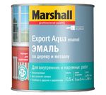 MARSHALL Эмаль EXPORT AQUA черная п/матовый 0,5 л