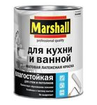 MARSHALL Краска д/кухни и ванной BW матовая 0,9 л (нов)