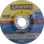Круг зачистной STAYER MASTER 36228-115-6.0_z01  абразивный по металлу 115х6х22.2мм