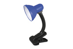 Лампа настольная ULTRAFLASH 12363 UF-320  C06 синий с прищепкой 230В 60Вт E27 ЛОН
