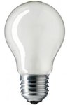 Лампа накаливания PHILIPS A55  40W E27 FR груша матовая