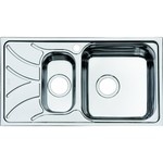 Мойка кухонная IDDIS ARR78SZi77  нержавеющая сталь шелк 1 1/2 чаша справа 780х440 Arro S