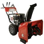 Снегоуборщик DDE ST9071LE (двигатель Loncin "SnowEngine" 9 л.с, 28", 6 вперёд/2 назад, 15" колёса, эл. старт, LED фара, управление выбросом на панели)
