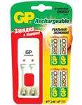 Зарядное устройство GP PB330 и 4 аккумулятора GP АА (LR6) (PB330GSC250-CR4)