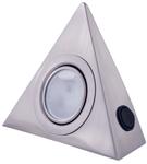 Светильник DE FRAN СЛ028877  треугольник накладной с выключателем и лампой сатин-хром