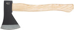 Топор кованая усиленная сталь, деревянная полированная ручка 800 гр. FIT FINCH INDUSTRIAL TOOLS 