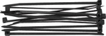 Ремешок-хомут нейлоновый черный Профи JSS, 100 шт. 100х2,5 мм XВАТ 