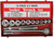 Набор: вороток (трещотка) 3/4" + головки 22-50 мм, 14 шт. FIT FINCH INDUSTRIAL TOOLS 