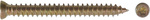 Шуруп специальный/окон, желтопассированный, головка "Torx", 7,5 х 182, 10 шт Пром CHINA 