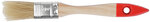 Кисть флейцевая "Стандарт", натур.светлая щетина, деревянная ручка 3/4" (19 мм) FIT FINCH INDUSTRIAL TOOLS 