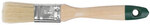 Кисть флейцевая "Хард", натуральная светлая щетина, деревянная ручка  1" (25 мм) FIT FINCH INDUSTRIAL TOOLS 