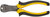 Кусачки торцевые "Стайл", мягкие прорезиненные черно-желтые ручки, молибденовое покрытие 160 мм FIT FINCH INDUSTRIAL TOOLS 