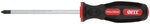 Отвертка "Универсал", CrV сталь, прорезиненная ручка, Профи  5х100 мм РН1 FIT FINCH INDUSTRIAL TOOLS 