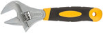 Ключ разводной "Гранд", CrV, узкие губки, шкала, увеличен. захват, прорезин. ручка  200 мм ( 40 мм ) FIT FINCH INDUSTRIAL TOOLS 
